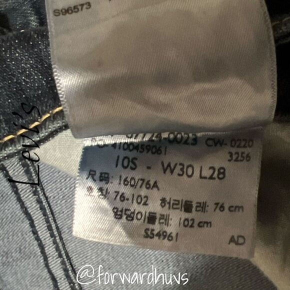 Levi’s Mid Rise Slim Jeans Size 10 Short - Picture 6 of 13